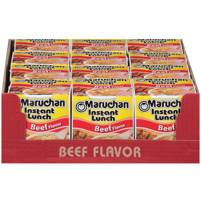 Maruchan Instant Lunch Beef, 2.25 Oz, Pack of 12