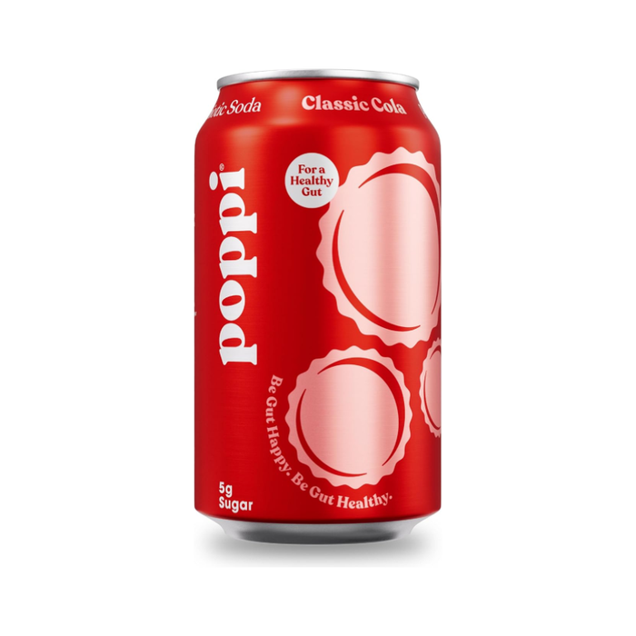 Poppi Classic Cola Prebiotic Soda - 12 Oz