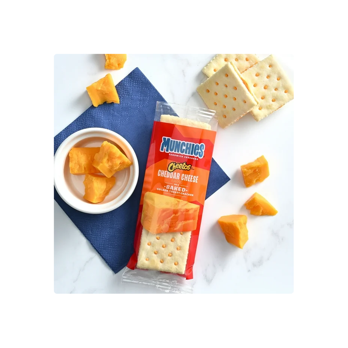 Munchies Cheetos Cheddar Cheese Sandwich Crackers, 1.38 oz, 8 Count