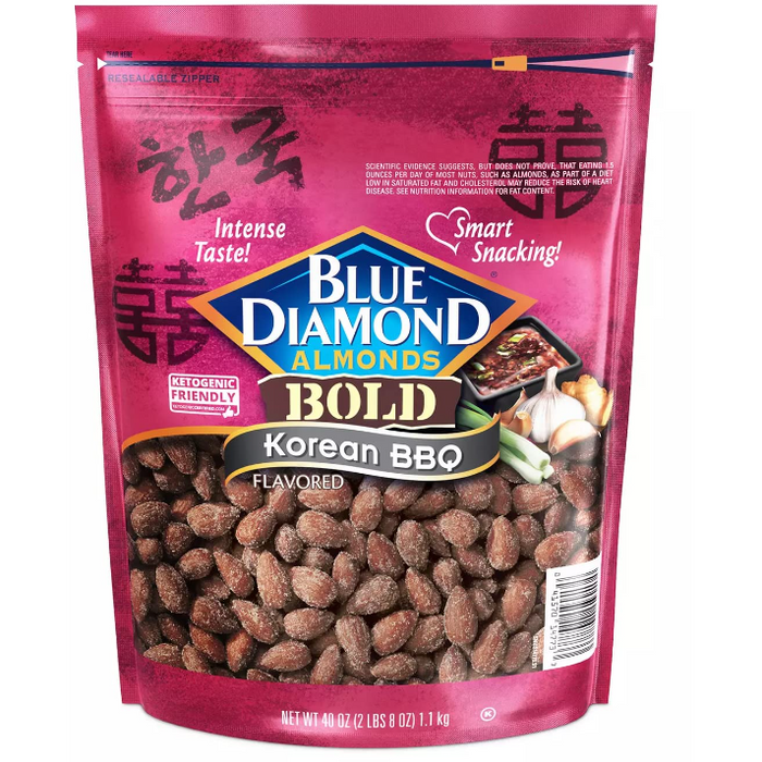 Blue Diamond Korean BBQ Almonds, 45 Oz