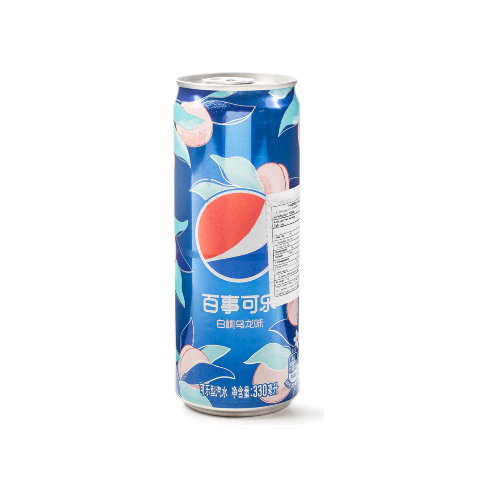 Pepsi White Peach Oolong Flavor Soda 330 ml