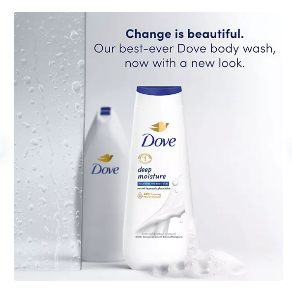 Dove Nourishing Body Wash, Deep Moisture (23 fl. oz., 3 pk.)