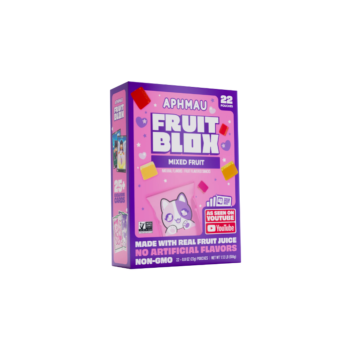 FruitBlox Aphmau Mixed Fruit Snacks, 22 Count