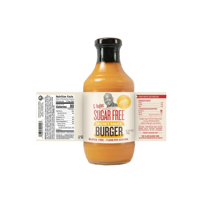 G. Hughes Smokehouse Sugar Free Burger Secret Sauce 16 oz