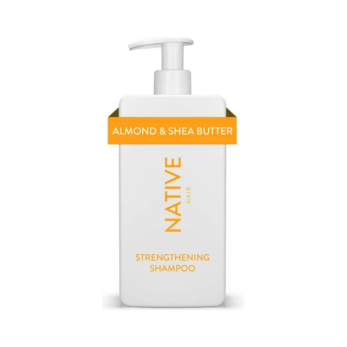 Native Strengthening Shampoo, Almond & Shea Butter, Sulfate & Paraben Free, 16.5 oz
