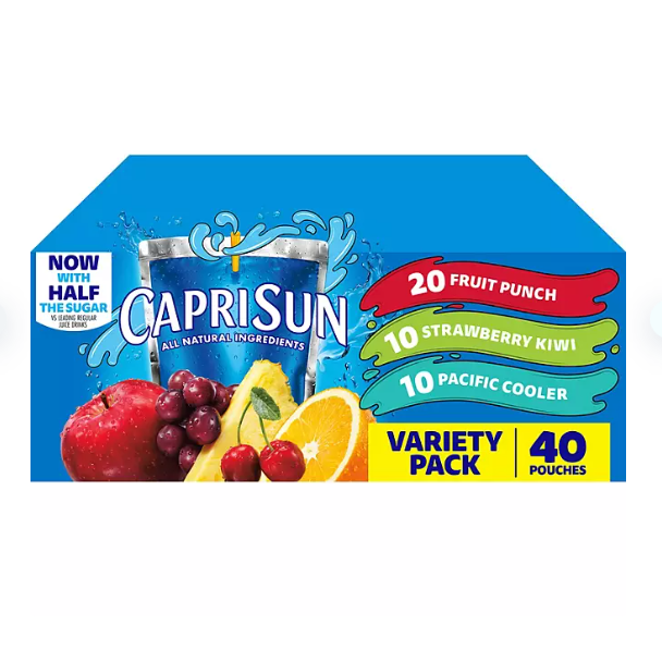Capri Sun Variety Pack 6 oz., 40 pk. — Custom Treats