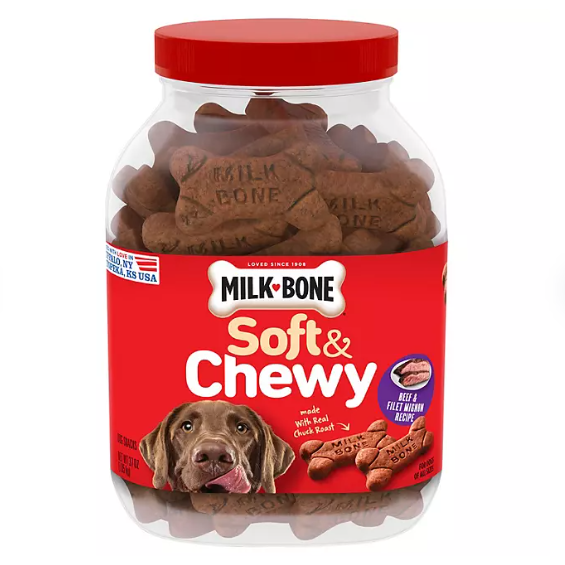 Milk Bone Soft Chewy Dog Snacks Beef Filet Mignon Recipe 37