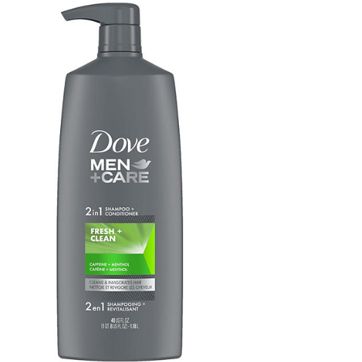Dove Men+Care 2-in-1 Shampoo + Conditioner, Fresh & Clean (40 fl. oz.)