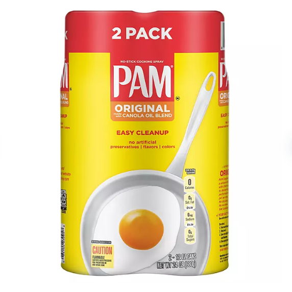 PAM Original Cooking Spray (12 oz., 2 pk.)