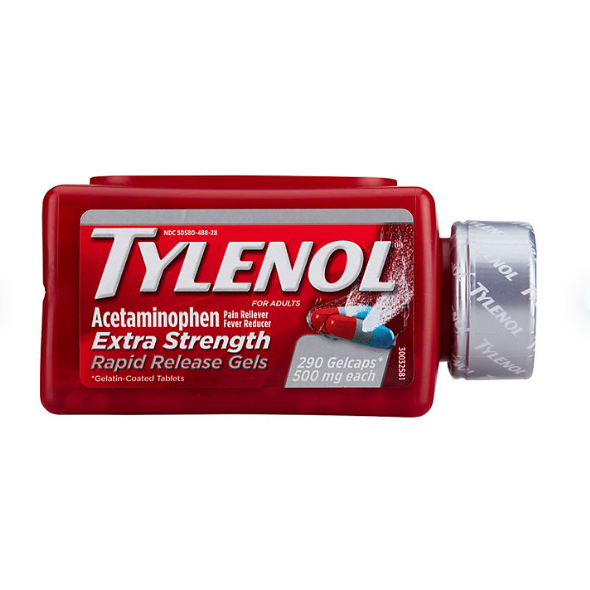 Tylenol Extra Strength Rapid Release Gels (290 ct.) — Custom Treats