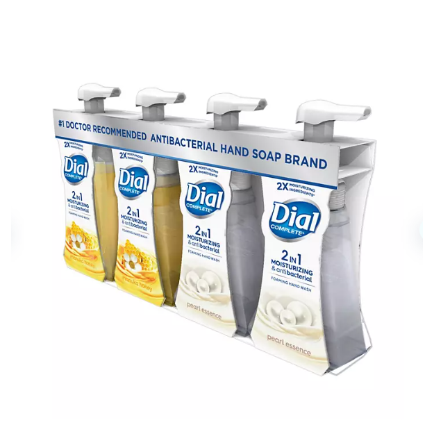 Dial Complete Foaming Hand Wash, Variety Pack (7.5 fl. oz., 4 pk.)