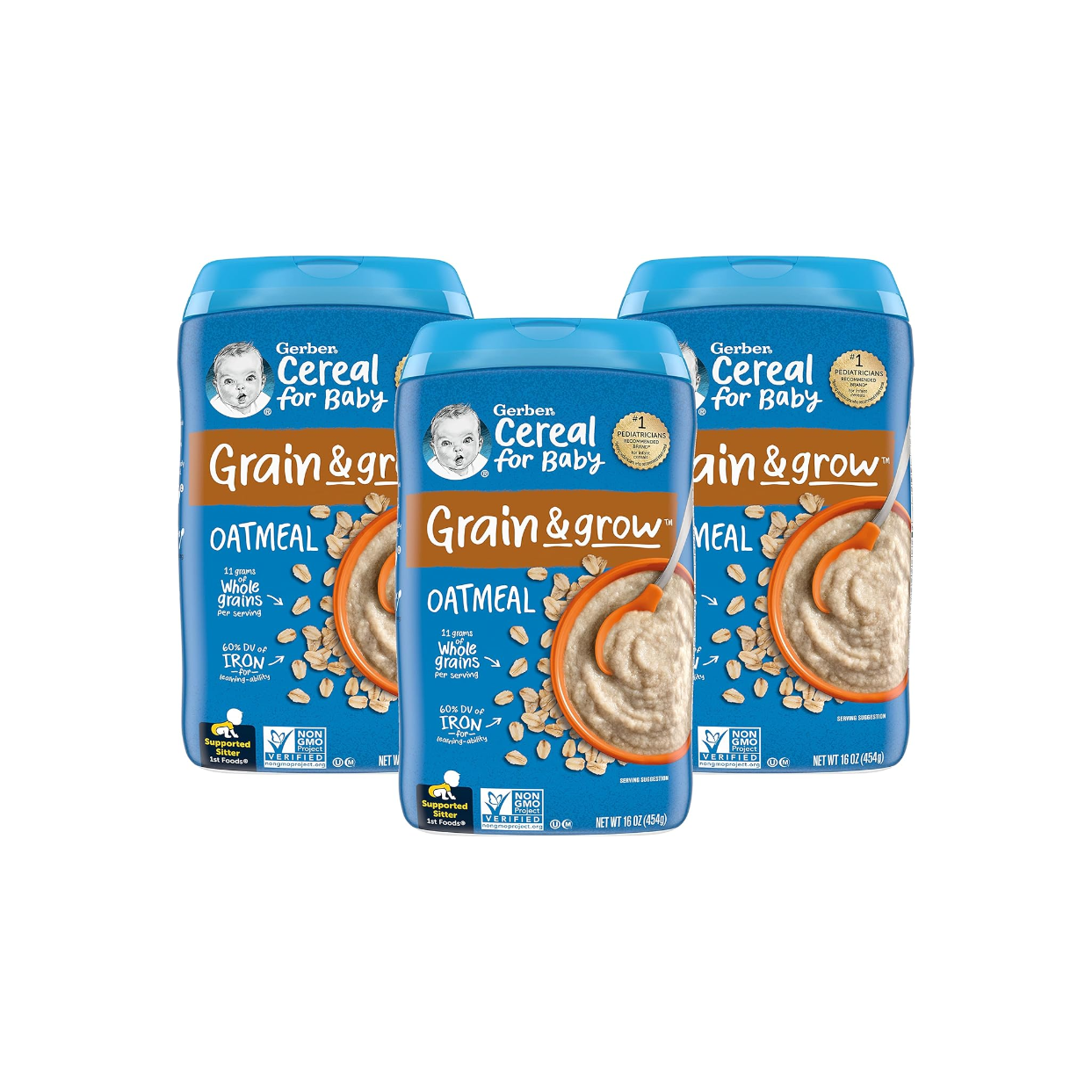 Rice Cereal Baby Gerber Organic Oatmeal Baby Cereal (6 Pack