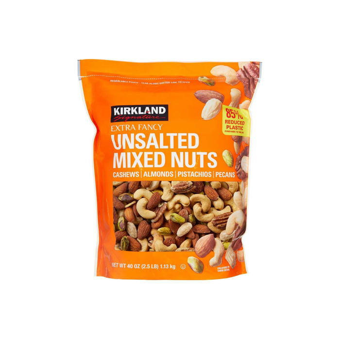 Kirkland Signature Extra Fancy Mixed Nuts unsalted, 39.85 Ounce