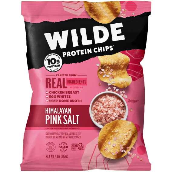 WILDE Protein Chips Himalayan Pink Salt 4.0oz