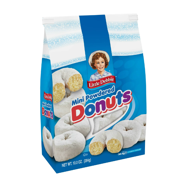 Little Debbie Powdered Mini Donuts (bagged), 10 oz