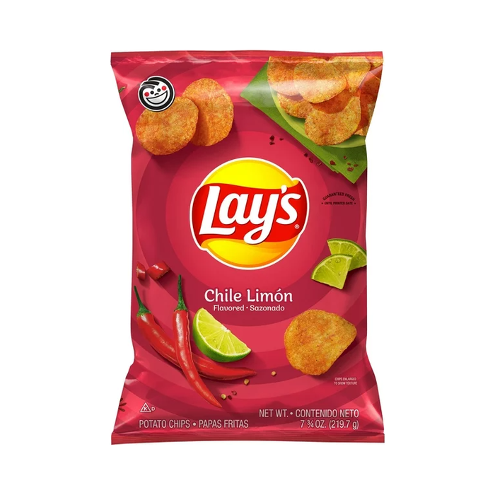 Lay's Chile Limón Flavored Potato Chips, 7.75 oz Bag