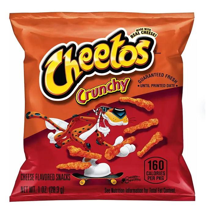 How Cheetos Cheetos Crunchy Cheese Flavored Snacks - 1 oz Bag — Custom Treats