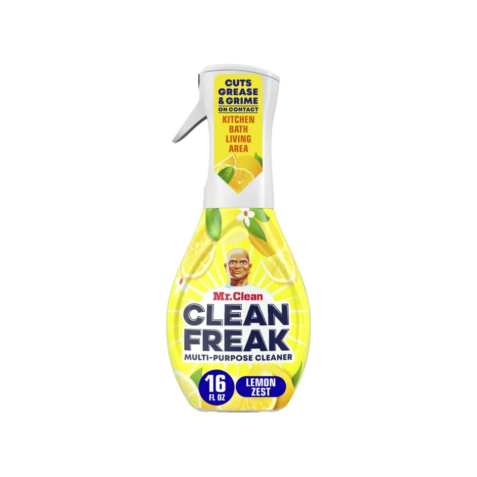 Mr. Clean Clean Freak Multi-Surface Spray Starter Kit, Lemon Zest, 16 ...
