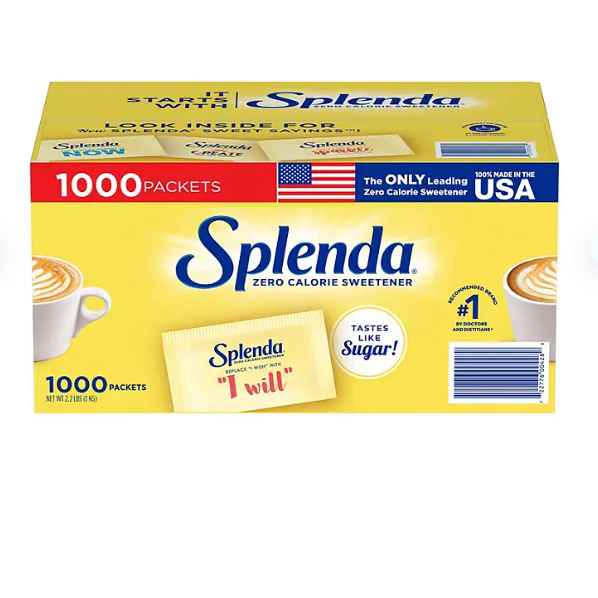 Splenda Zero Calorie Sweetener Packets (1,000 ct.)