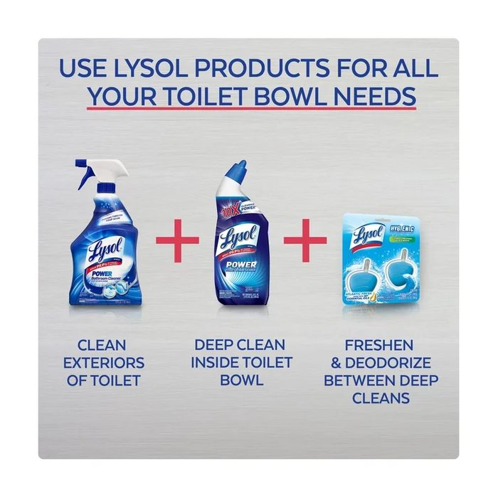 Lysol Hygienic Automatic Toilet Bowl Cleaner, Cotton Lilac, 2ct