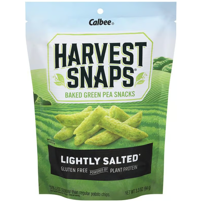 Harvest Snaps Green Pea Snacks, Baked, Lightly Salted 3.3oz
