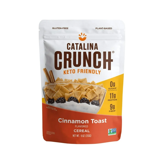 Catalina Crunch Cinnamon Toast Keto Cereal, 9oz Bag