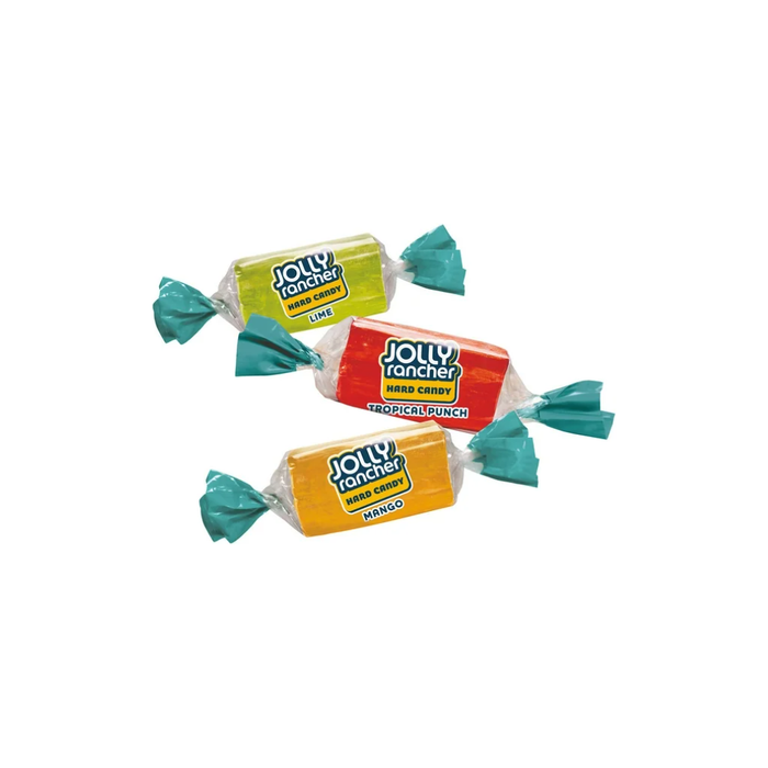 Jolly Rancher Assorted Tropical Fruit Flavored Hard Candy, Resealable Bag 13 oz