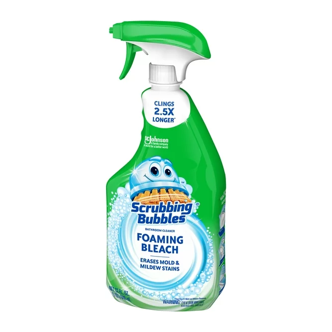 Scrubbing Bubbles Foaming Bleach Bathroom Cleaner, Trigger Bottle, Fresh Scent, 32 oz