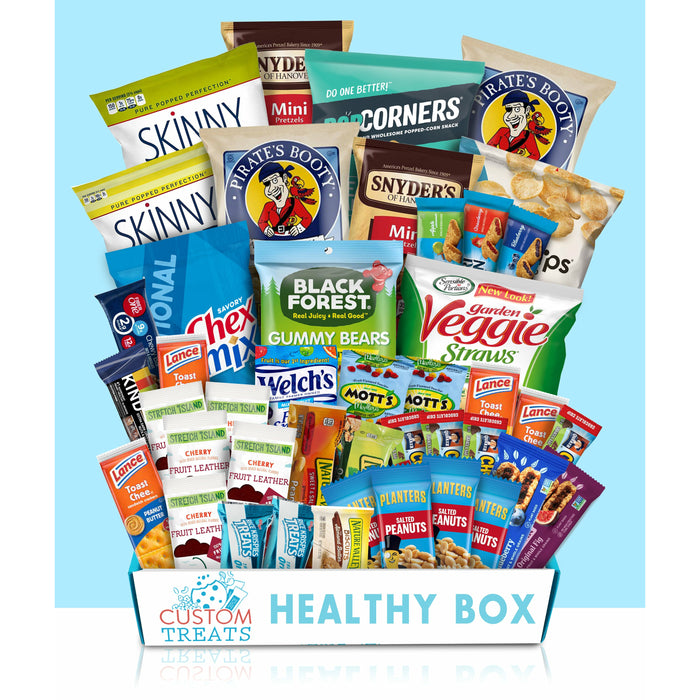 Healthy Snack Box Variety Pack Care Package (50 Count)