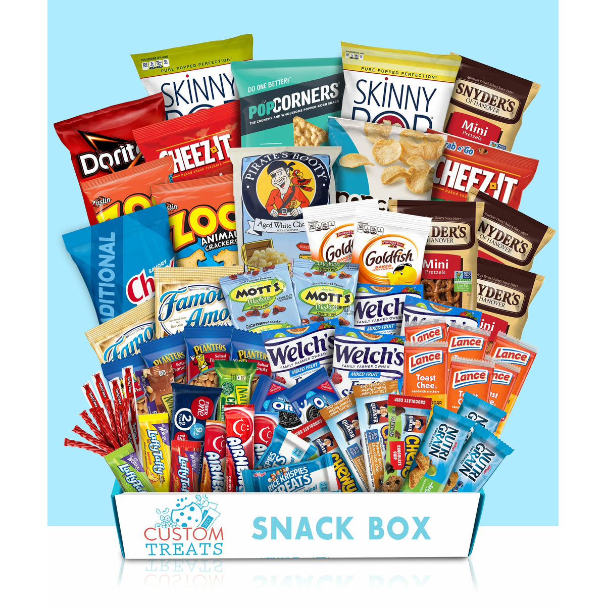 Generic Snack Box Ultimate Snack Box Variety Pack (60 Count) — Custom Treats