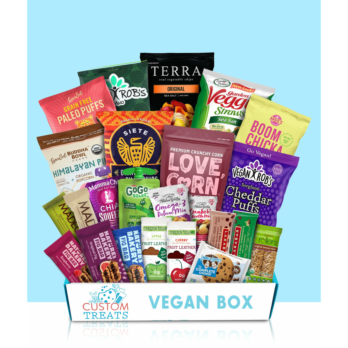Vegan Snacks Care Package (24 Pack) — Custom Treats