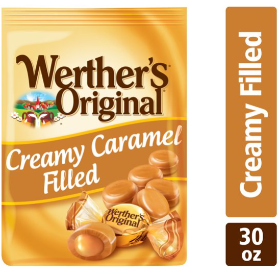 Werthers Original Creamy Caramel Filled Candy, 30 Oz