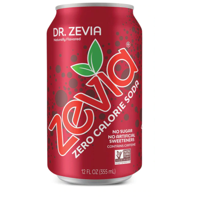 Zevia Zero Calorie Soda, Dr. Zevia, 12 oz