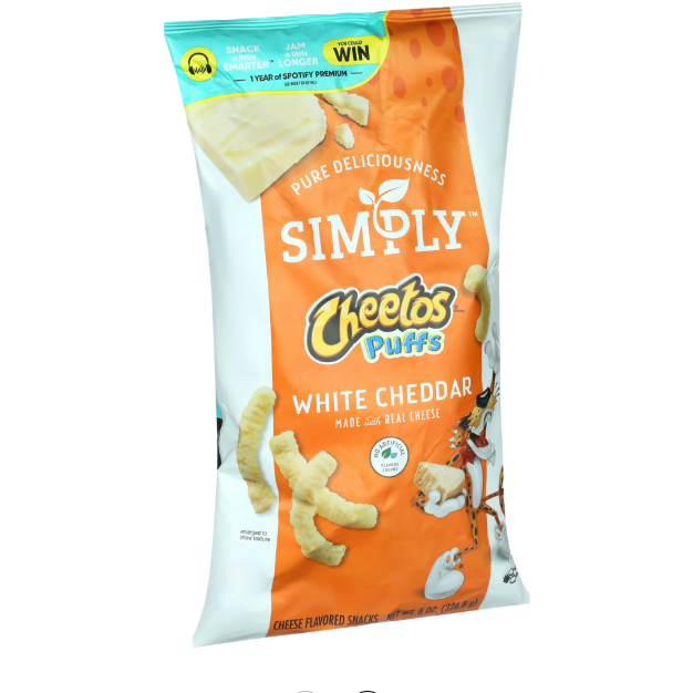 Simply Cheetos White Cheddar Puffs 8 oz
