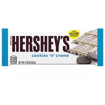 HERSHEY'S COOKIES 'N' CREME 1.55 oz