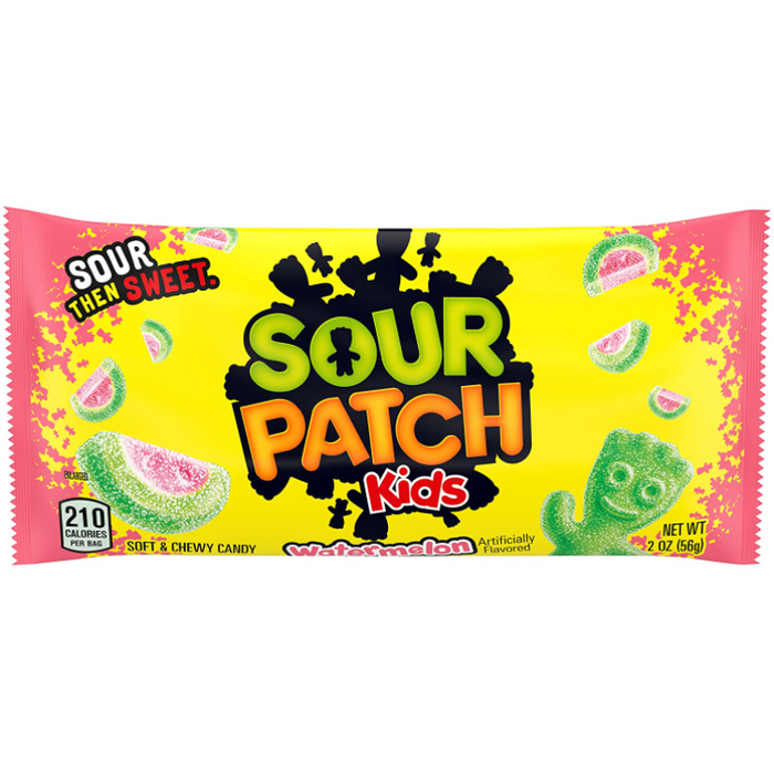 SOUR PATCH KIDS Watermelon Soft & Chewy Candy 2 oz