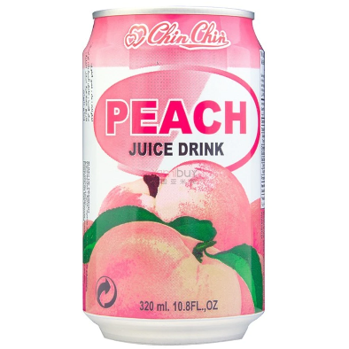 Chin Chin Peach Juice Drink 10.8 oz