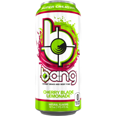Bang Cherry Blade Lemonade Energy Drink with Super Creatine, 16 oz