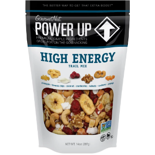 Power Up High Energy Trail Mix 14oz, Gluten-Free, Vegan, Non-GMO