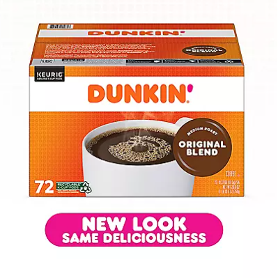 डंकिन डोनट्स ओरिजिनल ब्लेंड के-कप (72 कैरट)