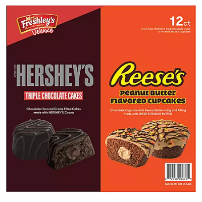 Mrs. Freshley's Deluxe Cupcakes Variety Pack (48 oz.)