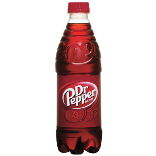 Dr Pepper Soda, 16 oz