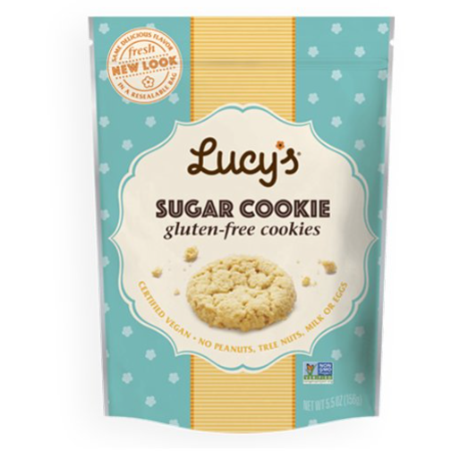 Lucy's Gluten-Free, Non-GMO, Kosher, Vegan Sugar Cookies 5.5oz