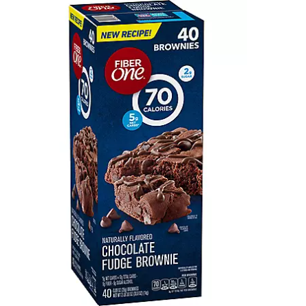 Fiber One Chocolate Fudge Brownies (0.89oz / 40pk)