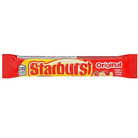 Starburst फ्रूट च्यु च्यू कैंडी ओरिजिनल सिंगल पैक - 2.07 Oz