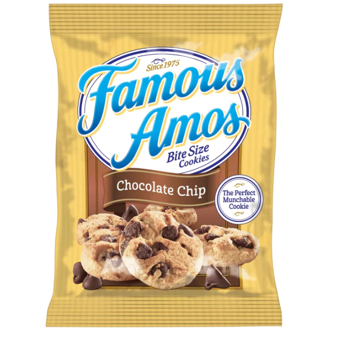 प्रसिद्ध आमोस चॉकलेट चिप कुकीज 2 ऑउंस