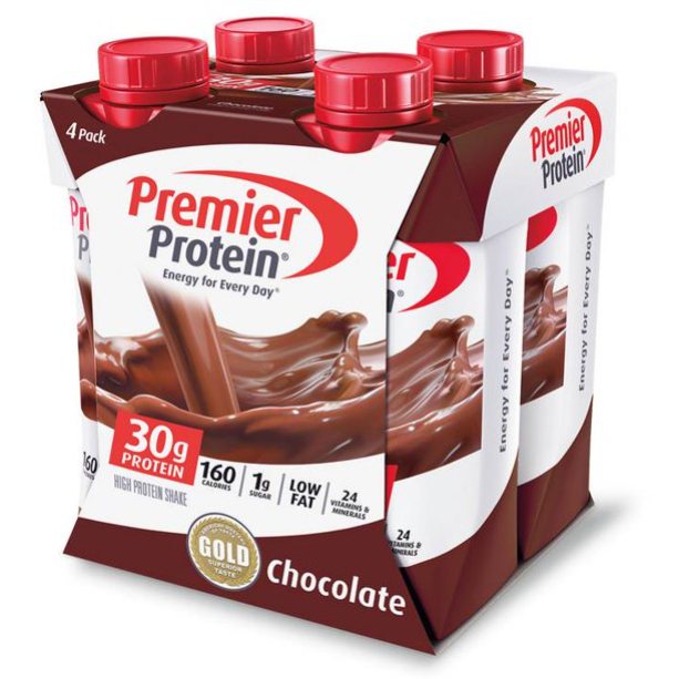 Premier Protein Shake, Chocolate, 30g Protein, 11 Fl Oz, 4 Ct