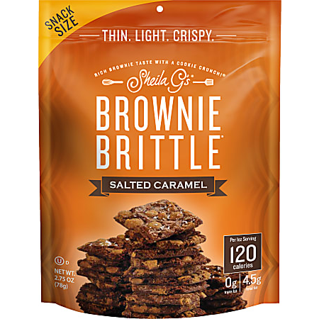 Salted Caramel Brownie Brittle