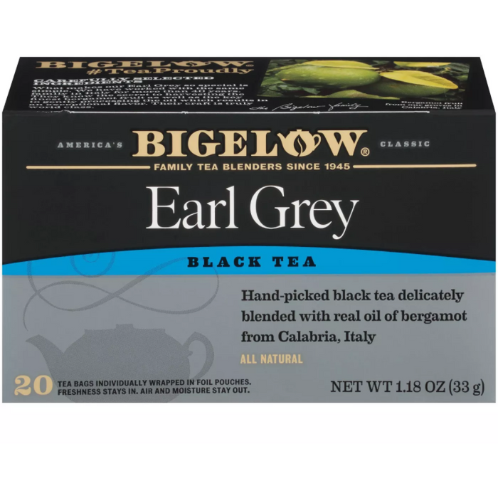 Bigelow Earl Gray Black Tea Bags - 20ct
