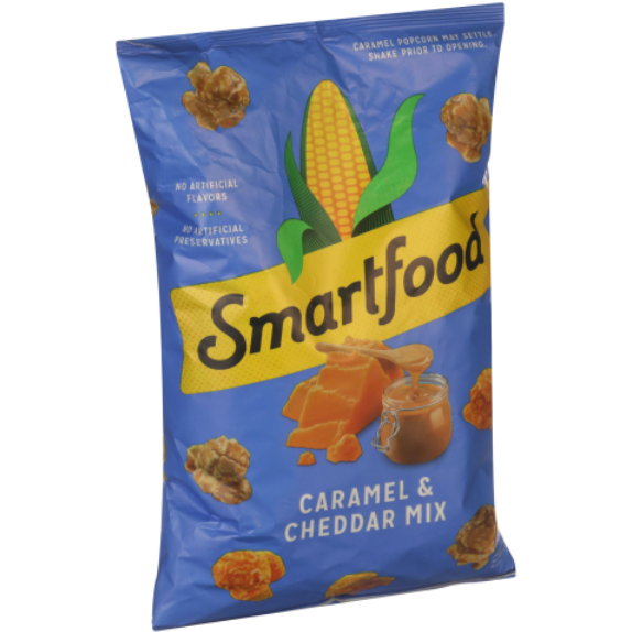Smartfood Caramel & Cheddar Mix Flavored Popcorn, 7 oz
